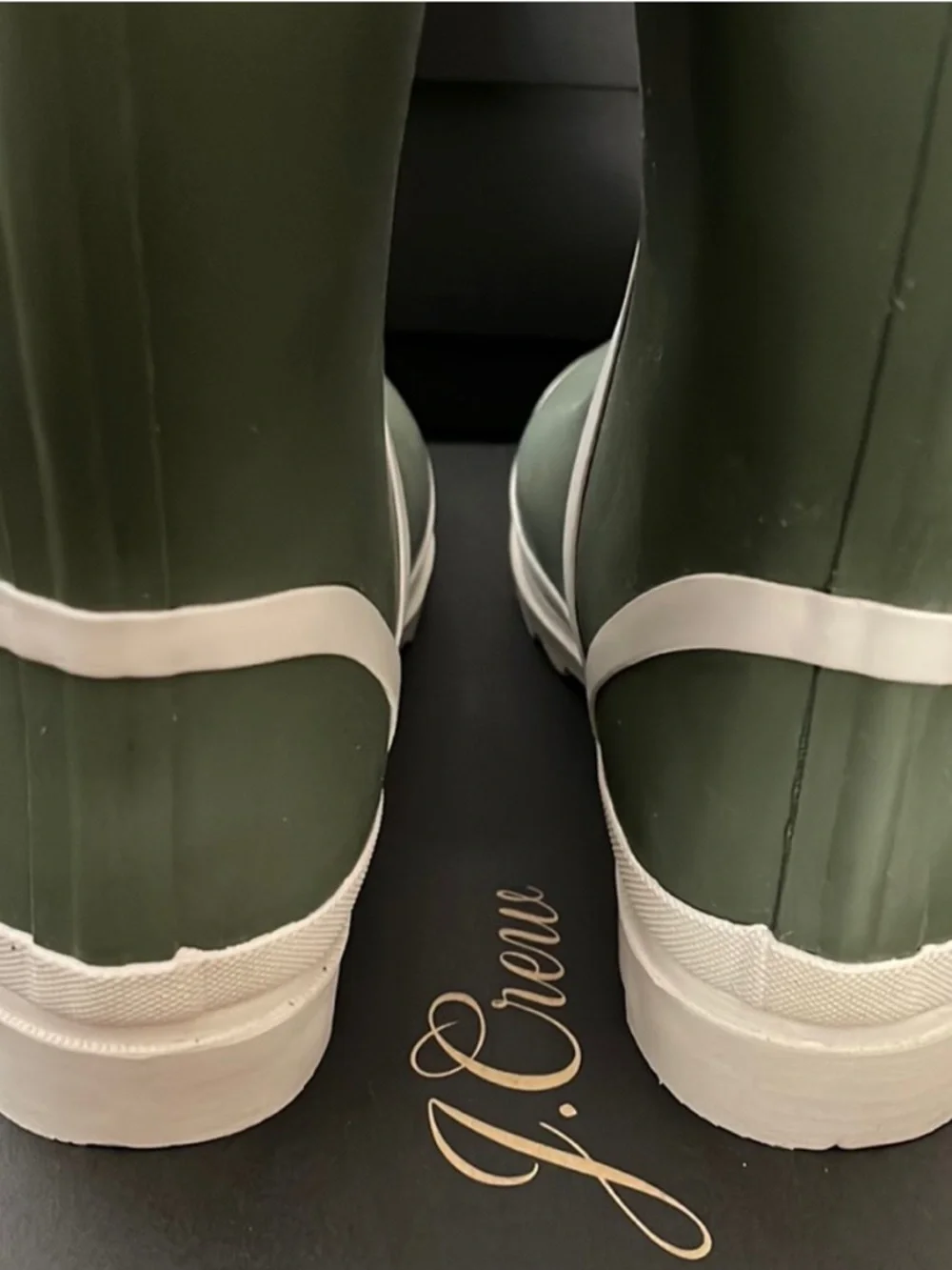 J.Crew Tall Lug-Sole Rain Boots BA185 - Picture 3 of 9